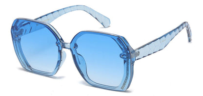 Rhinestone Metallic Oddball Sunglasses rs2072