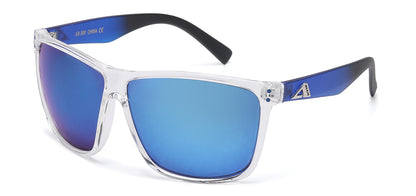 Arctic Blue Square Wrap Sunglasses ab-100