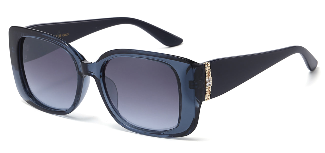 Rhinestone Oversized Square Sunglasses rs2103