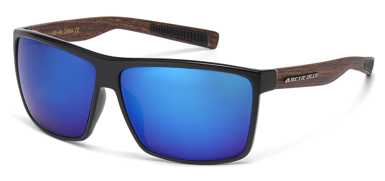 Arctic Blue Square Wrap Sunglasses ab-98