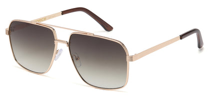Air Force Nickel Silver Square Aviator av5227