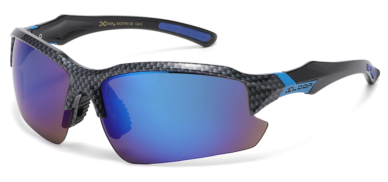 Xloop Sports Carbon Print Sunglasses x2776-cb