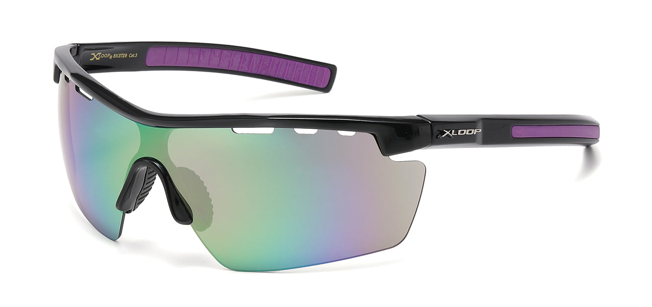 X-Loop Semi-Rimless Sport Sunglasses x3729