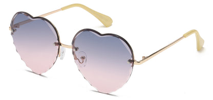 Giselle Rimless Heart Sunglasses gsl28266