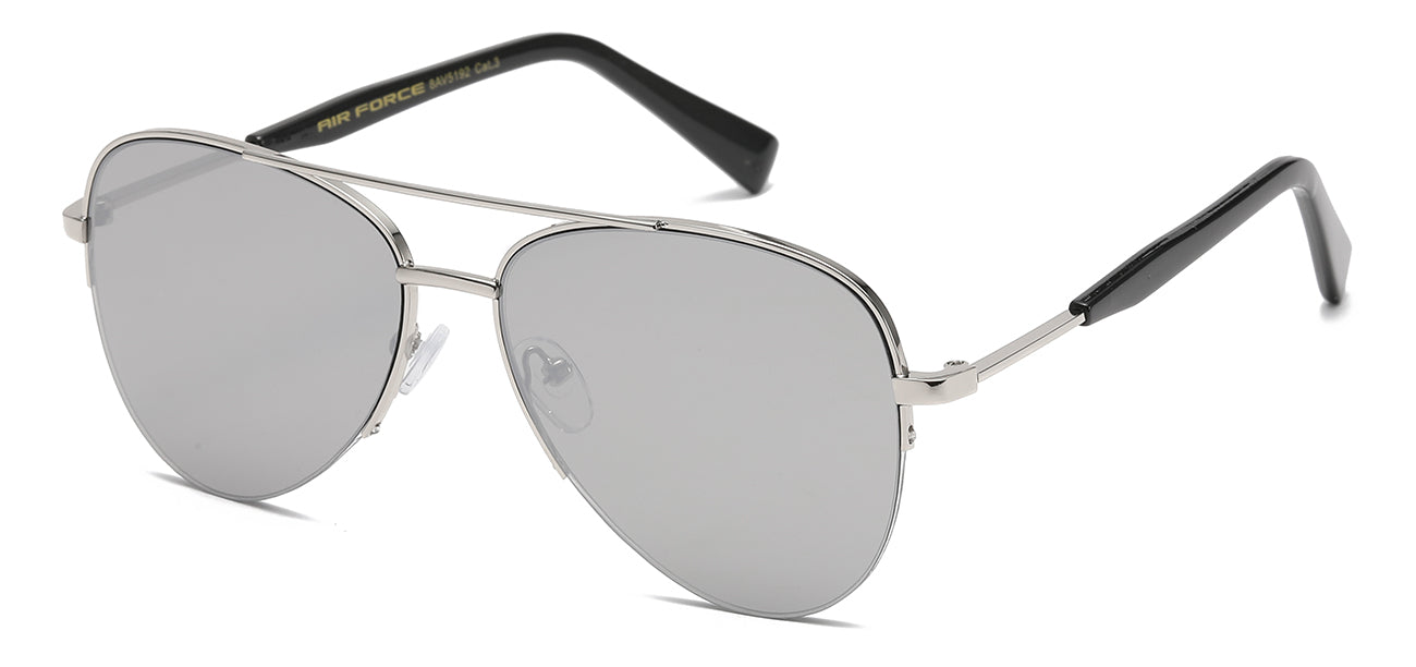 Air Force Semi-Rimless  Aviator av5192