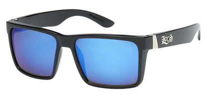 Locs Color Mirror Sunglasses loc91251-bkcm