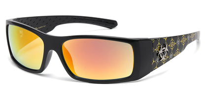 Biohazard Wrap Frame Sunglasses bz66374