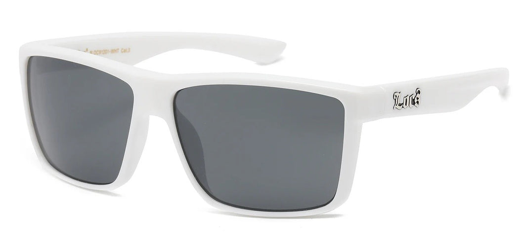 Locs Sunglasses All White loc91201-wht