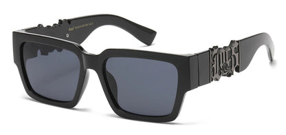 Locs Black Square Sunglasses loc91203-bk