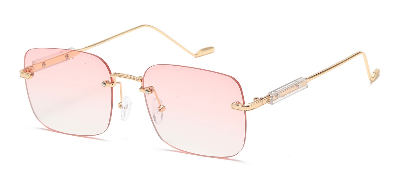 Giselle Metallic Rimless Sunglasses gsl28268