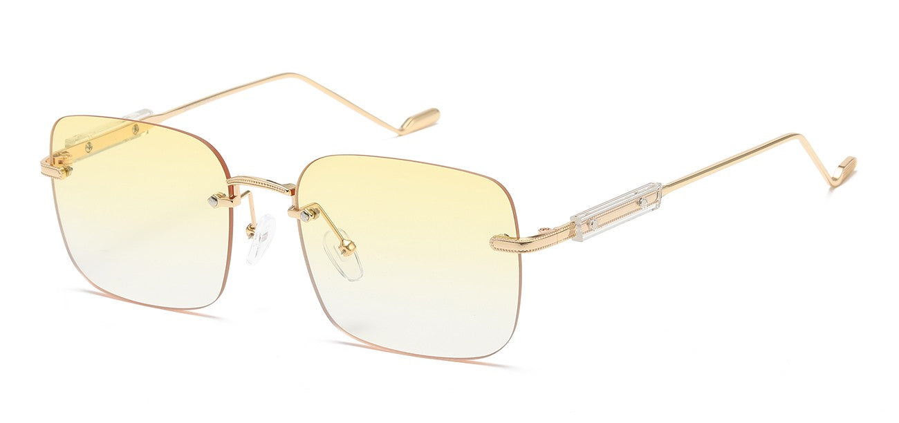 Giselle Metallic Rimless Sunglasses gsl28268