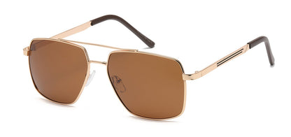 Polarized Metallic Square Aviator pz-av5198