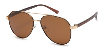 Polarized Metallic Teardrop Aviator pz-av5199