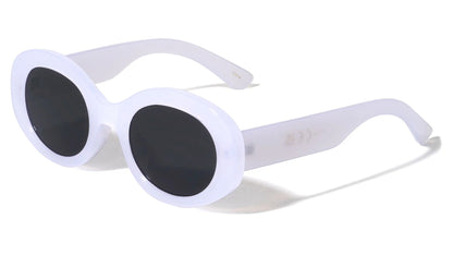 Crystal Color Frame Oval Sunglasses p1009