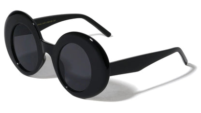 Oversized Vertical Oval Sunglasses p1039