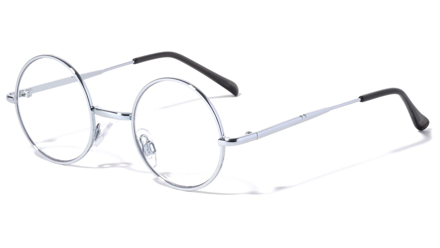 Round Clear Lens Glasses  pv8009-clr