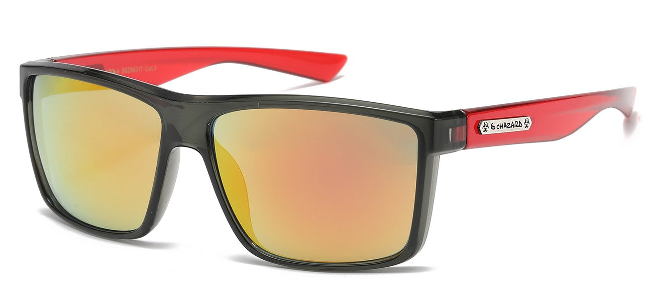 Biohazard Square Wrap Sunglasses bz66317