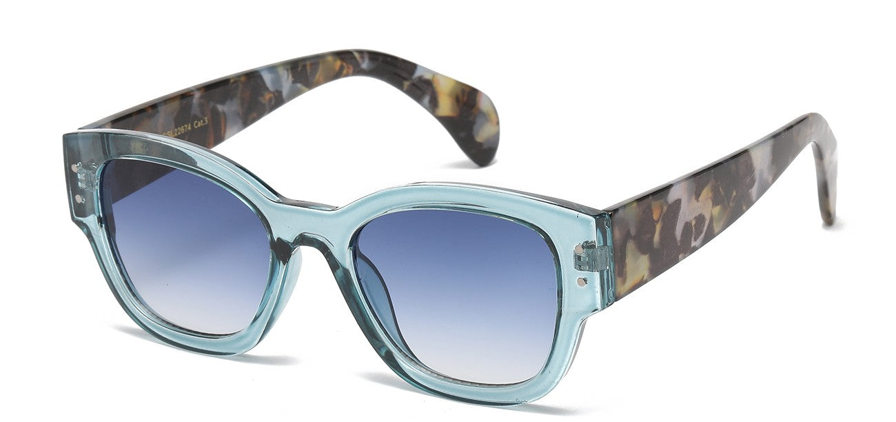 Giselle Tortoise Temple Sunglasses gsl22674