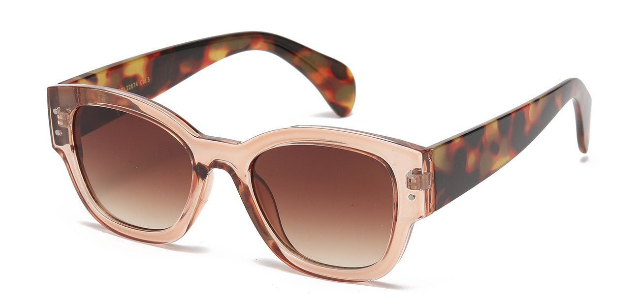 Giselle Tortoise Temple Sunglasses gsl22674