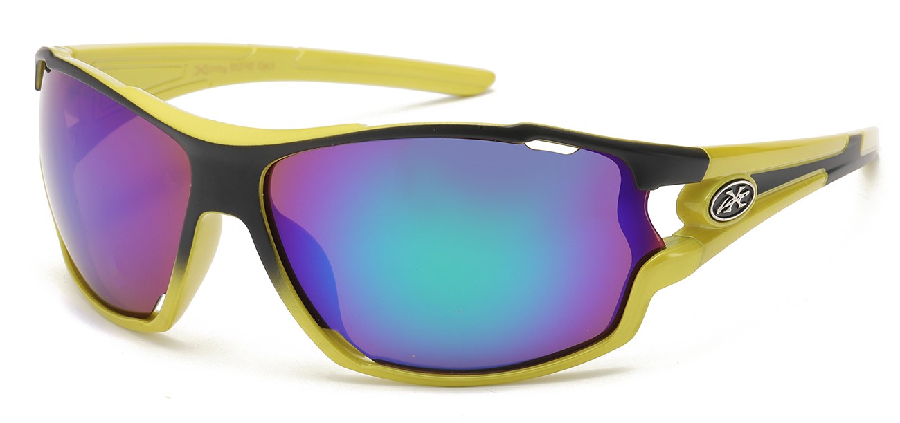 Xloop Polymer Wrap Frame Sunglasses x2742