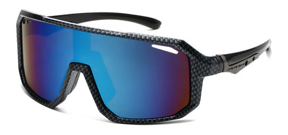 Futuristic Arctic Blue Sport Shades ab-84