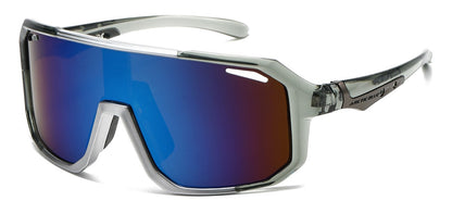 Futuristic Arctic Blue Sport Shades ab-84