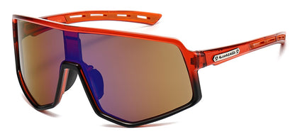 Biohazard Reflective Sport Sunglasses bz66325