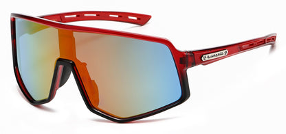 Biohazard Reflective Sport Sunglasses bz66325