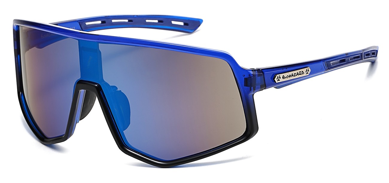 Biohazard Reflective Sport Sunglasses bz66325