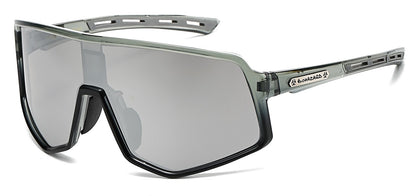 Biohazard Reflective Sport Sunglasses bz66325