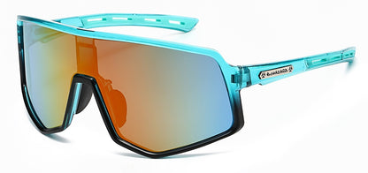 Biohazard Reflective Sport Sunglasses bz66325