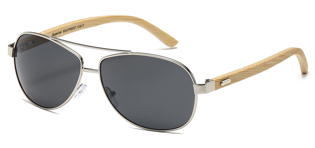 Bamboo Temple Aviator Sunglasses sup88007