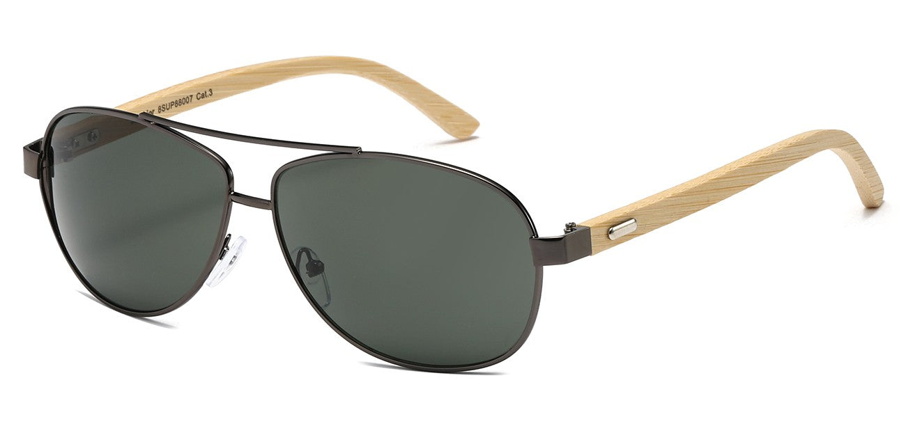 Bamboo Temple Aviator Sunglasses sup88007