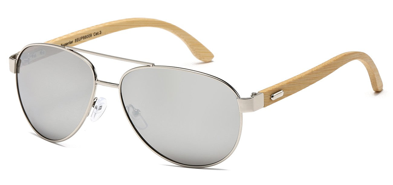 Bamboo Temple Aviator Sunglasses sup88009