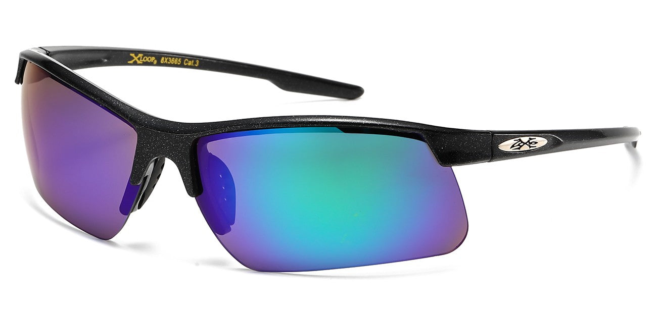 X-Loop Semi-Rimless Sport Sunglasses x3665