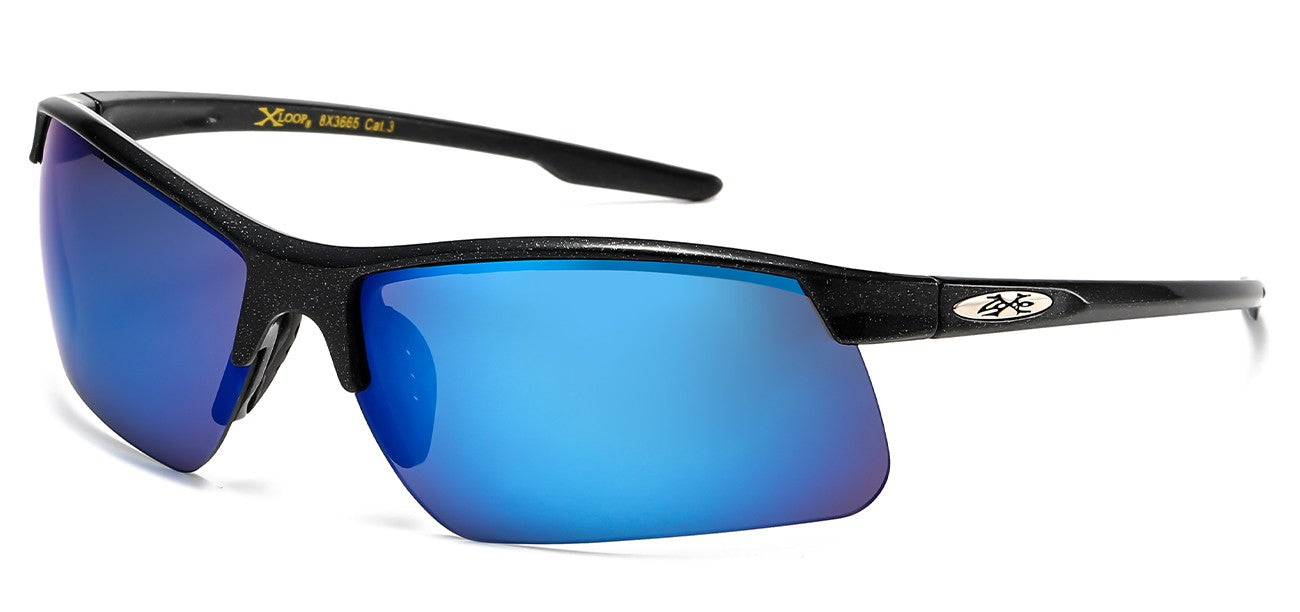 X-Loop Semi-Rimless Sport Sunglasses x3665