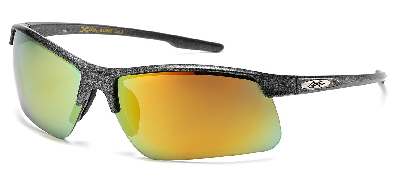 X-Loop Semi-Rimless Sport Sunglasses x3665