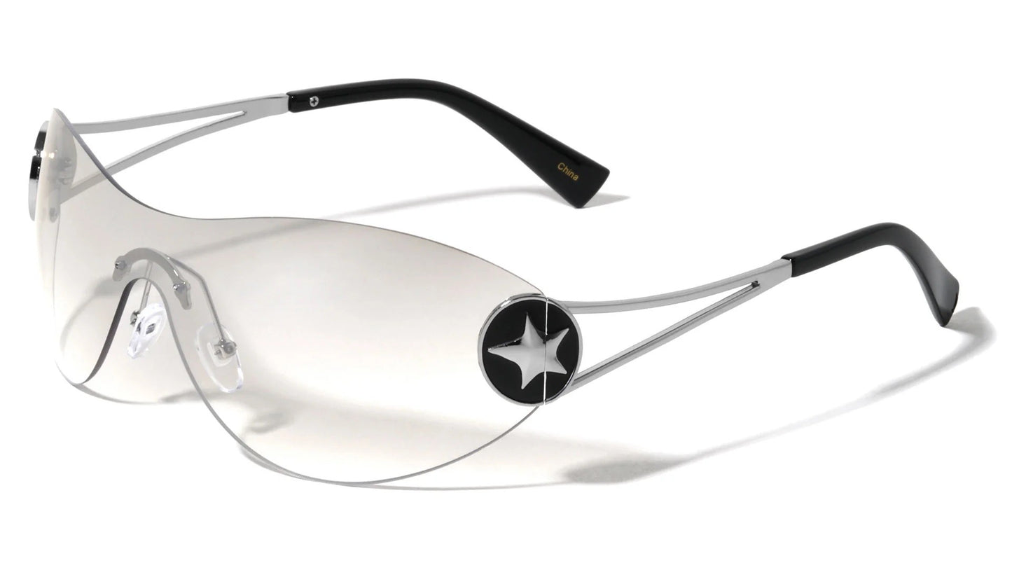 One Piece Shield Lens Sunglasses m10951