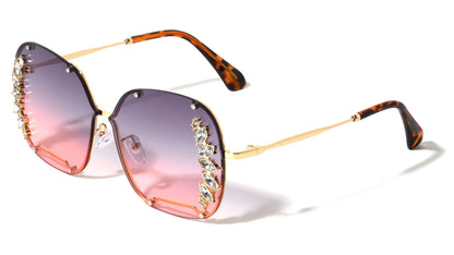 Rhinestone Butterfly Sunglasses rh-7083