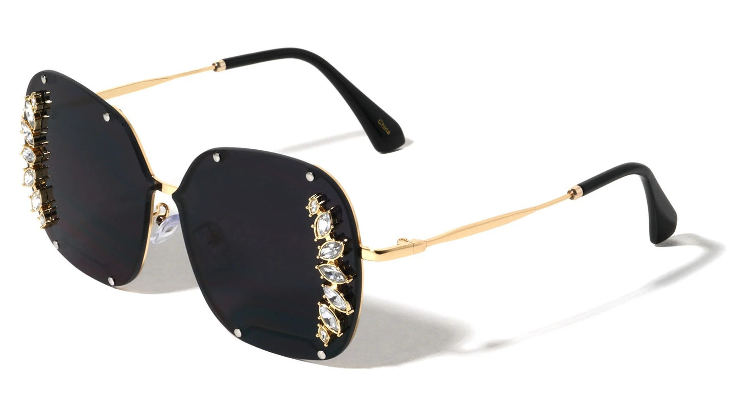 Rhinestone Butterfly Sunglasses rh-7083