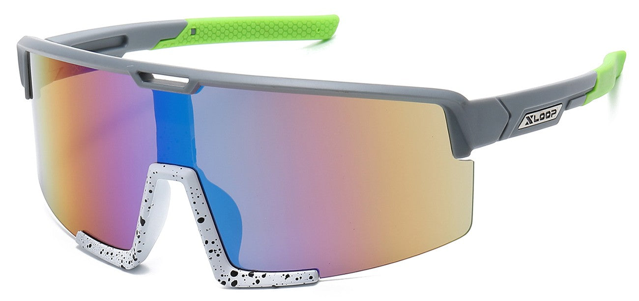 Xloop Semi-Rimless Shield Shades x3680
