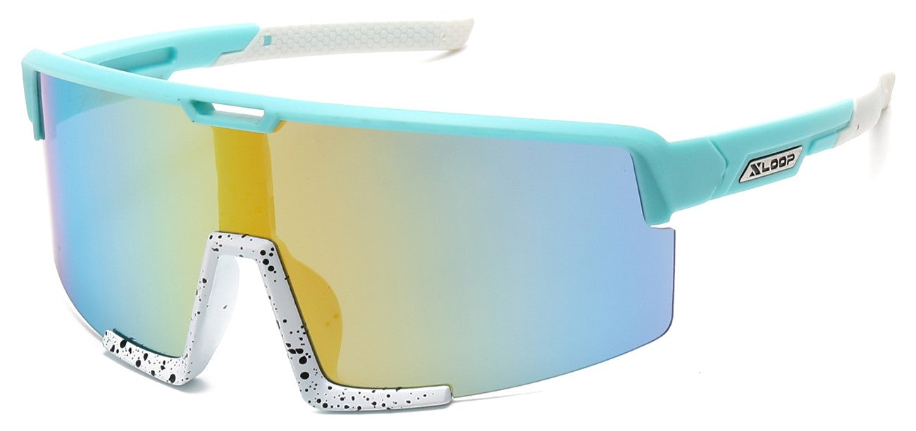 Xloop Semi-Rimless Shield Shades x3680