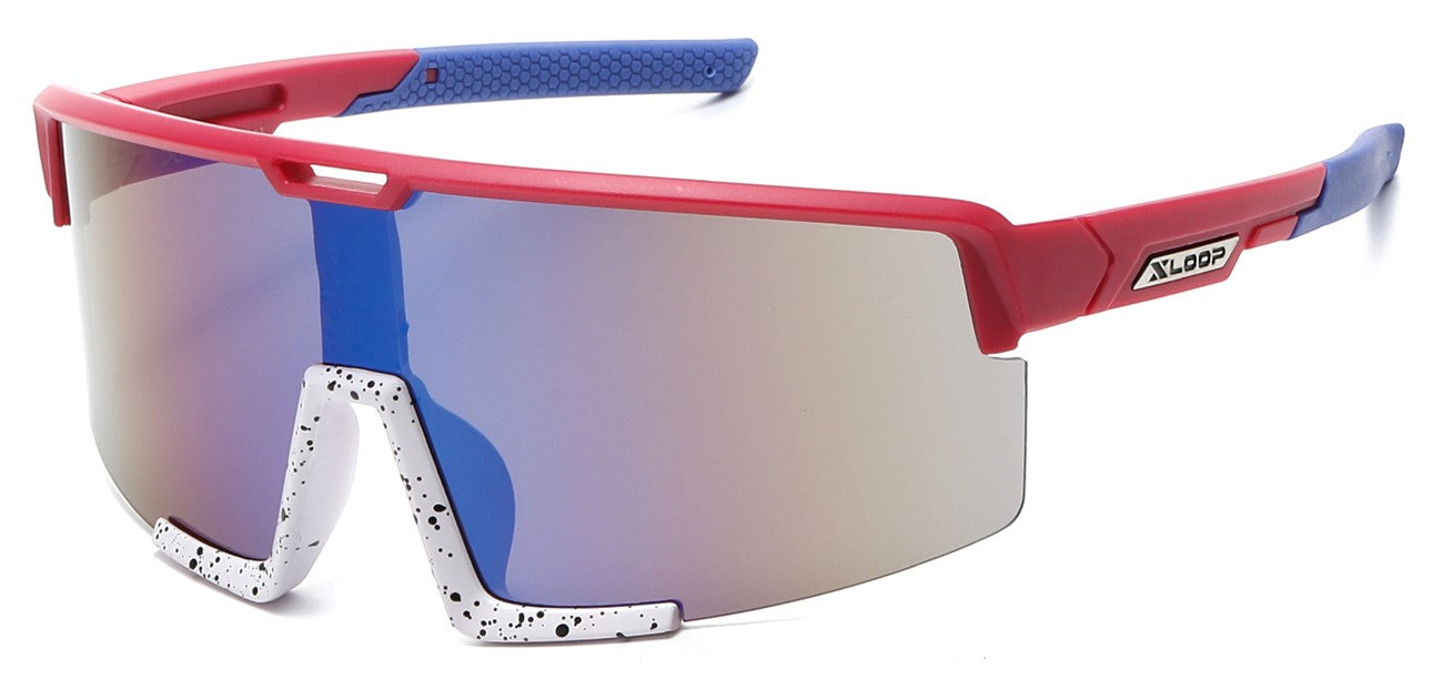 Xloop Semi-Rimless Shield Shades x3680