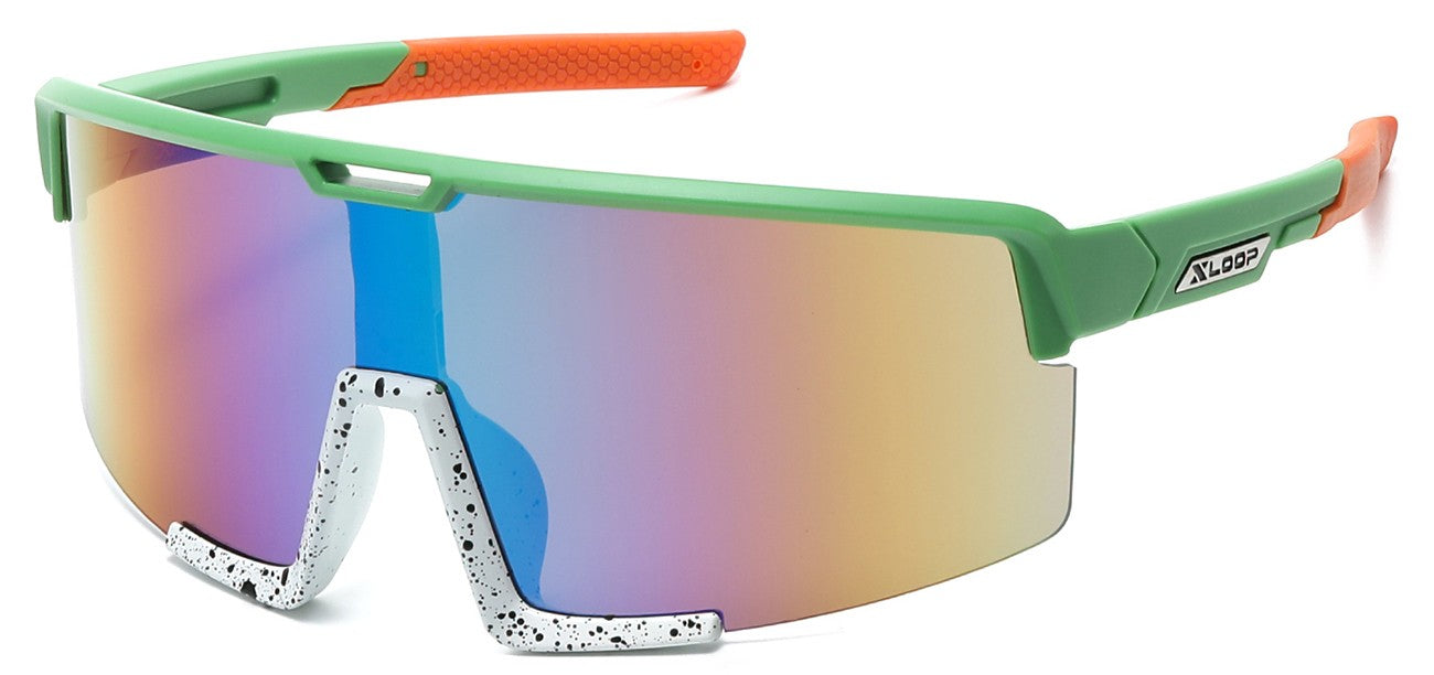 Xloop Semi-Rimless Shield Shades x3680