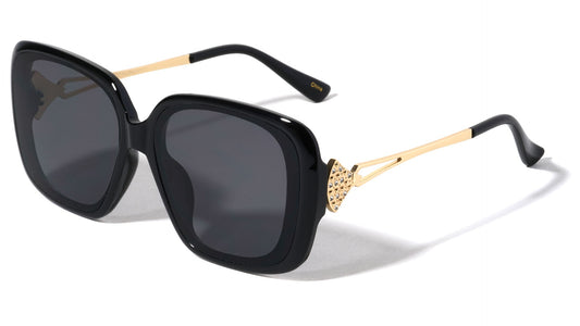 Metallic Rhinestone Sunglasses rh-3271