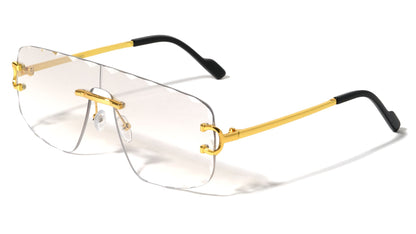 Metal Rimless Fashion Sunglasses m10963