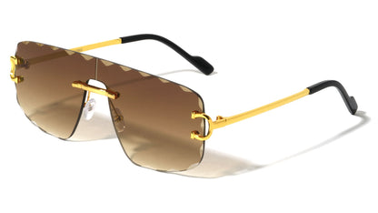 Metal Rimless Fashion Sunglasses m10963