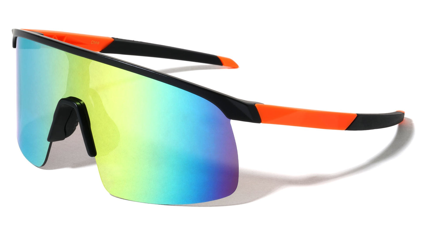Semi Rimless Shield Sunglasses bp0251-cm