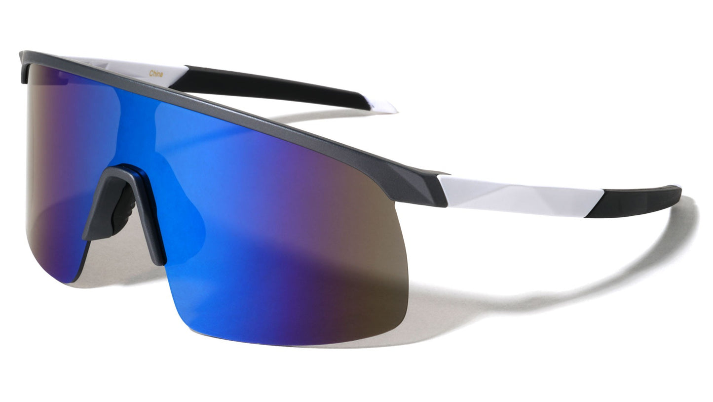 Semi Rimless Shield Sunglasses bp0251-cm