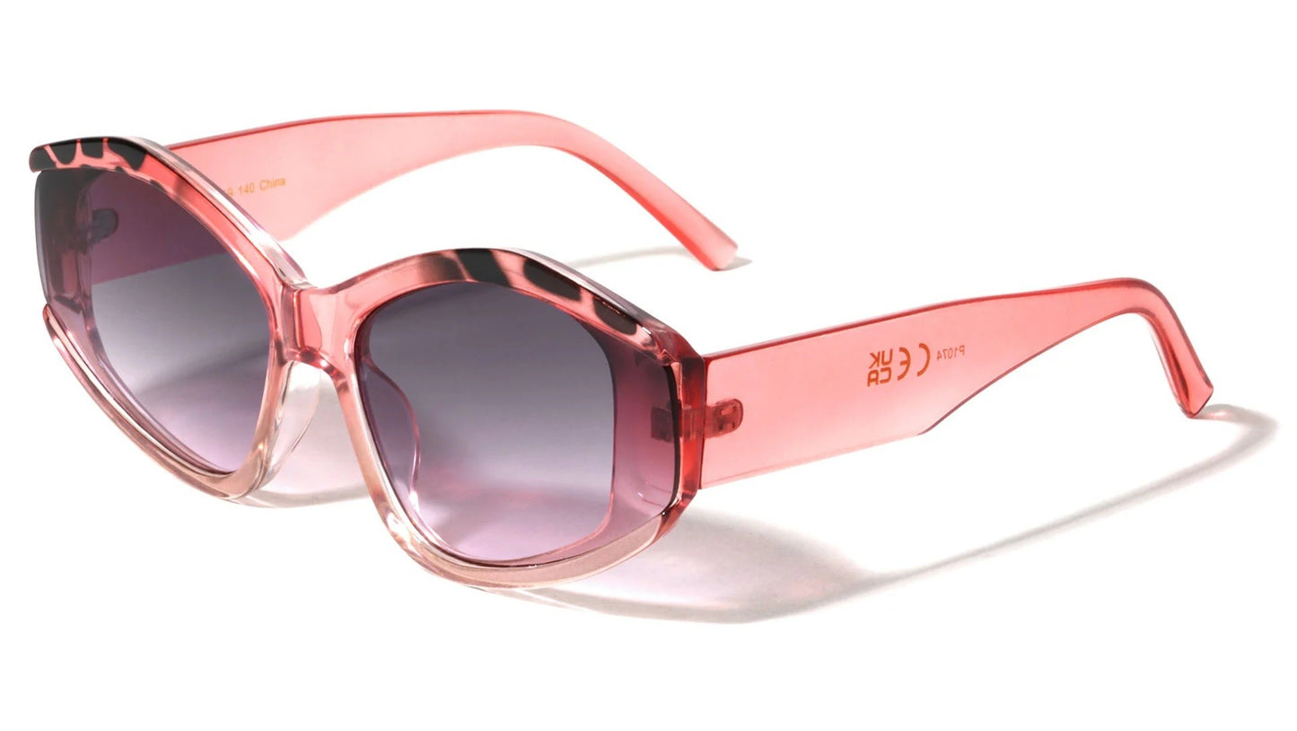 Crystal Color Rimless Side Sunglasses p1074